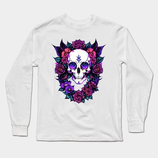 Cyberpunk Flowers Long Sleeve T-Shirt